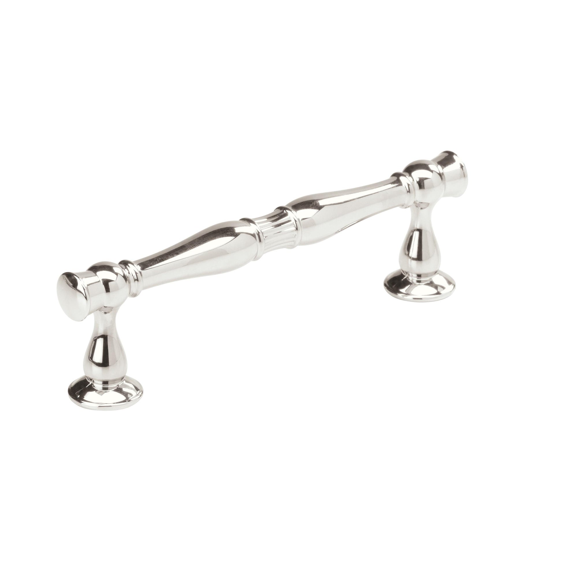 Amerock Crawford Pull - 3-3/4 inch (96mm) CTC - Polished Chrome
