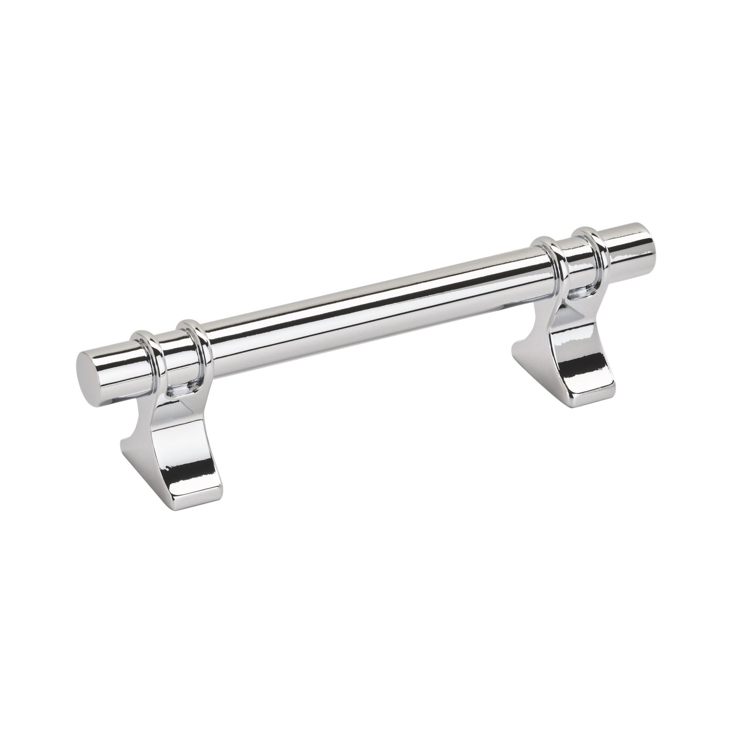 Amerock Davenport Pull - 3-3/4 inch (96mm) CTC - Polished Chrome