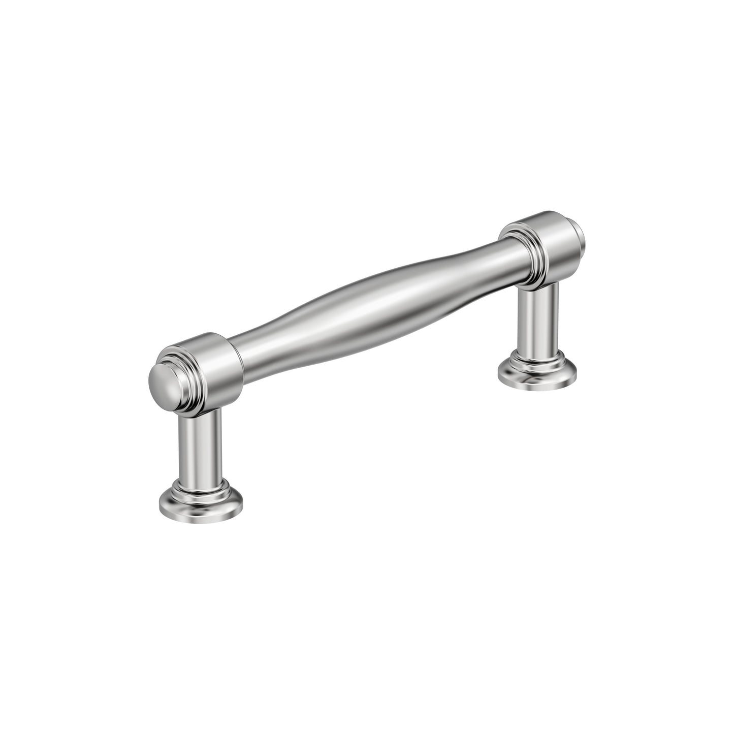 Amerock Enlivity Pull - 3-3/4 inch (96mm) CTC - Polished Chrome
