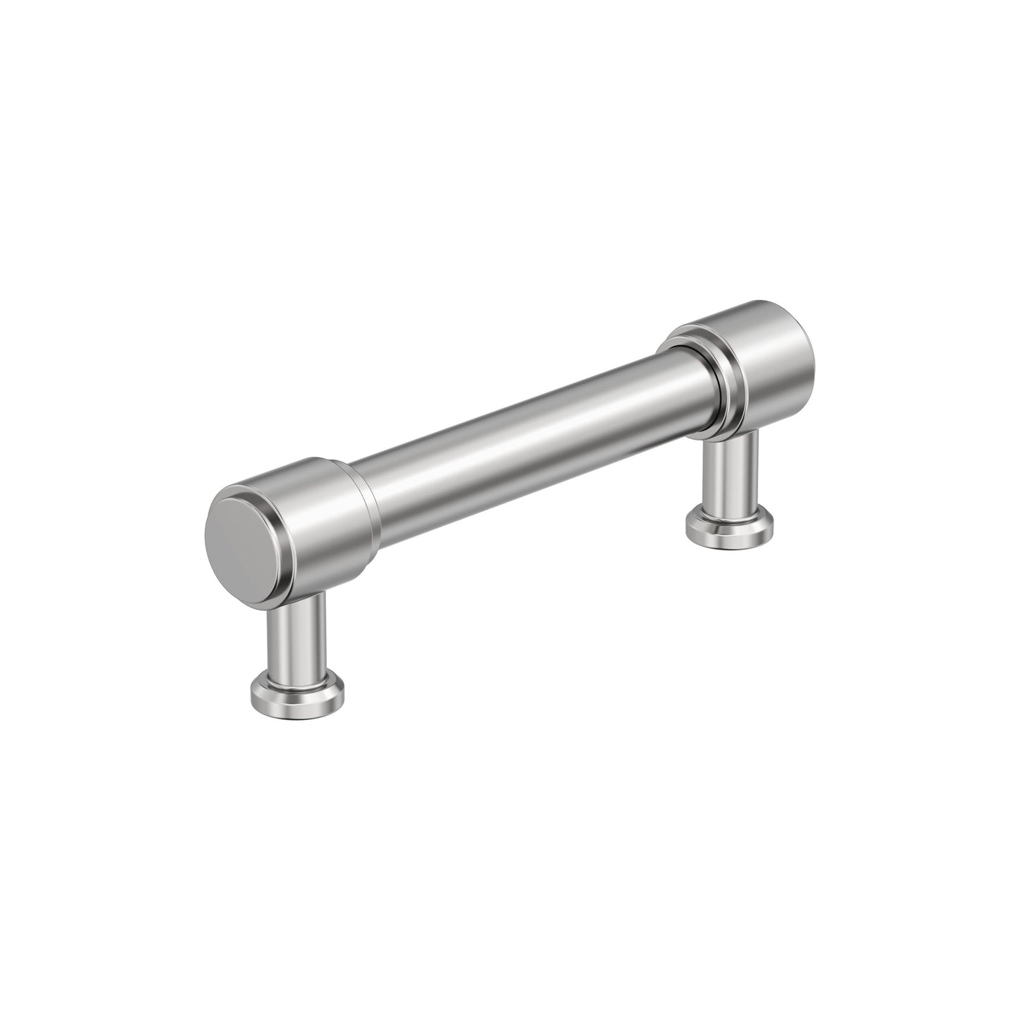 Amerock Faircrest Pull - 3-3/4 inch (96mm) CTC - Polished Chrome