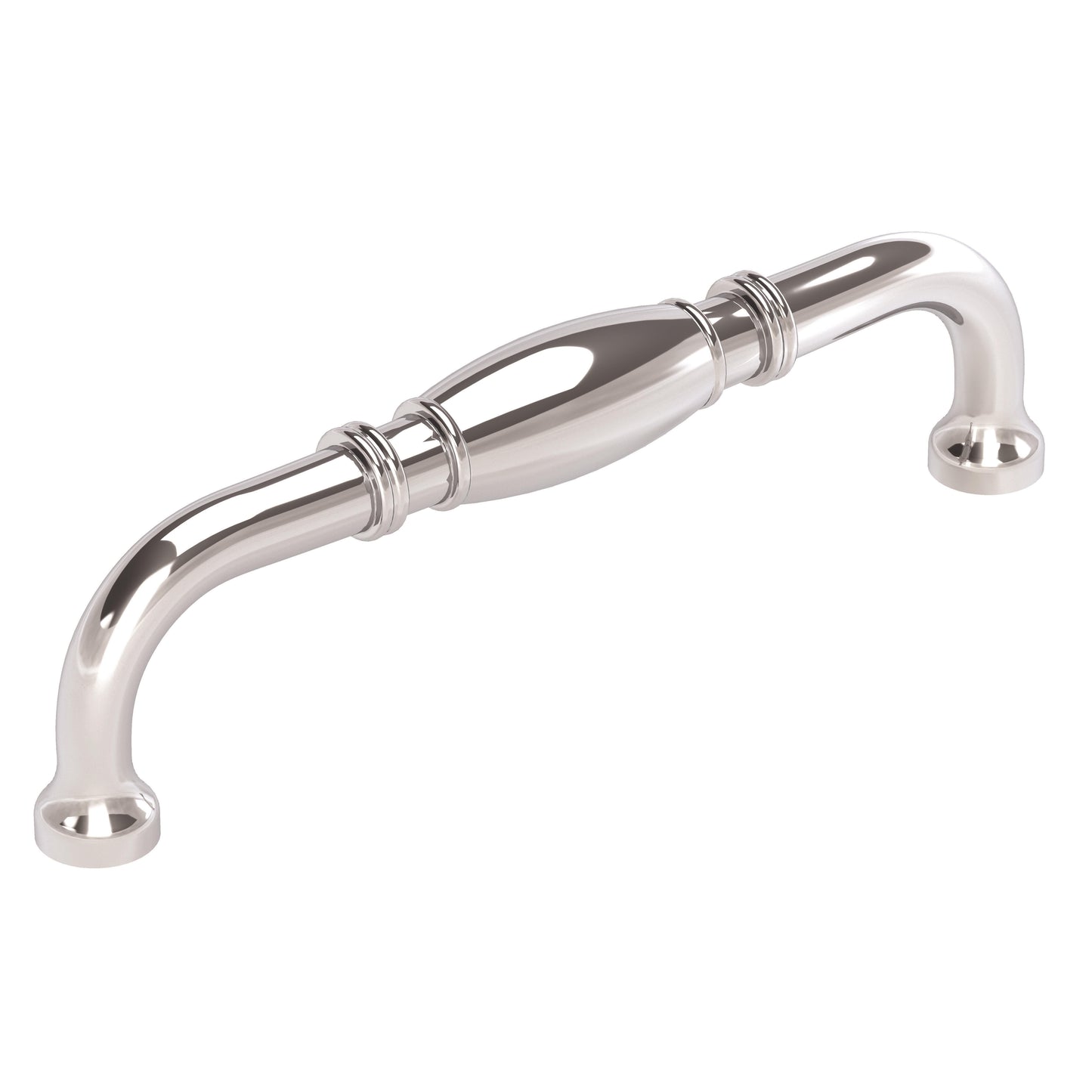 Amerock Granby Pull - 5-1/16 inch (128mm) CTC - Polished Chrome