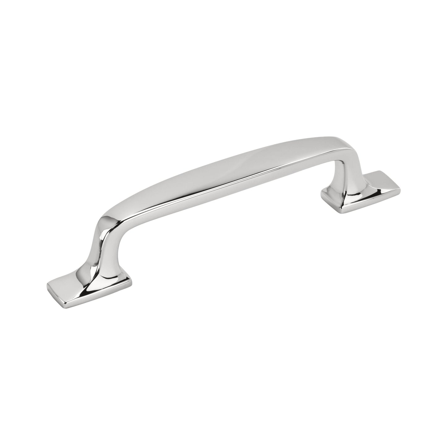 Amerock Highland Ridge Pull - 3-3/4 inch (96mm) CTC - Polished Chrome