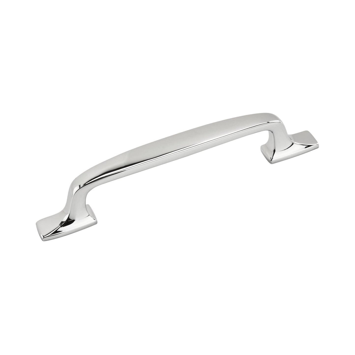 Amerock Highland Ridge Pull - 5-1/16 inch (128mm) CTC - Polished Chrome