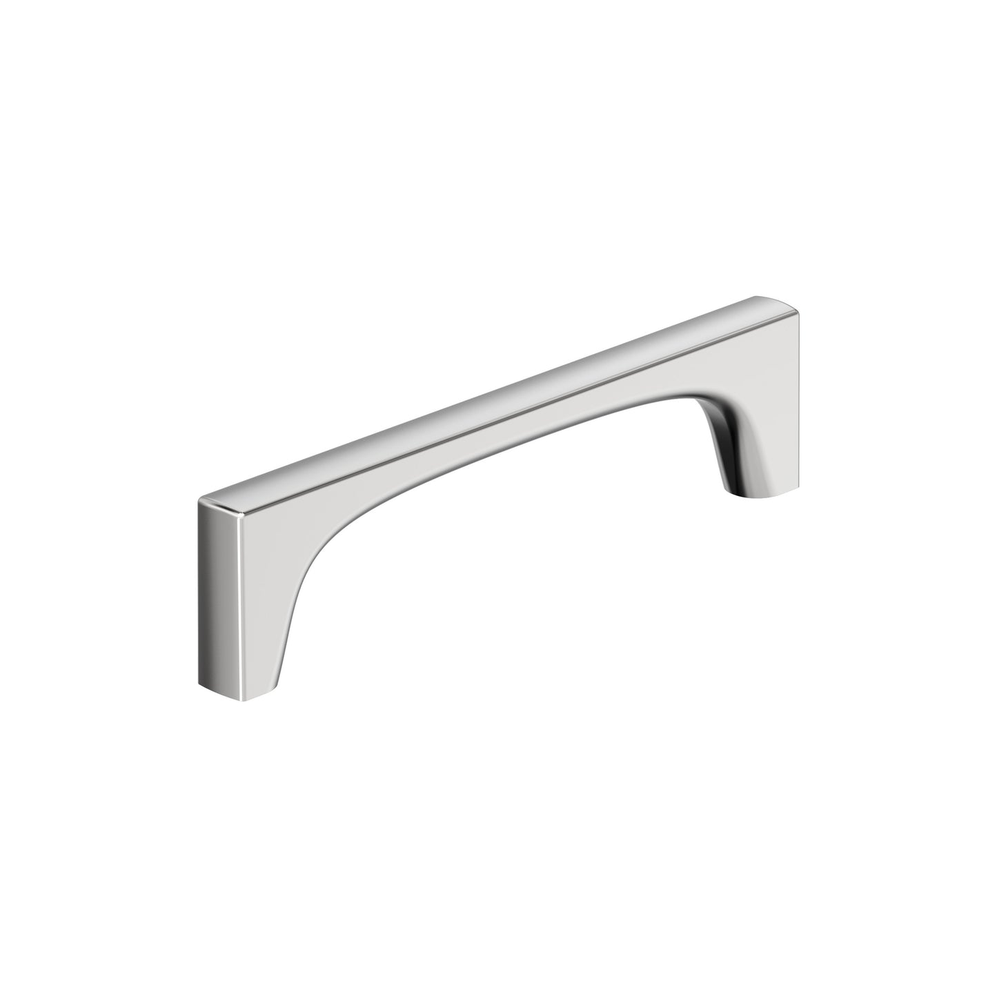 Amerock Merced Pull - 5-1/16 inch (128mm) CTC - Polished Chrome
