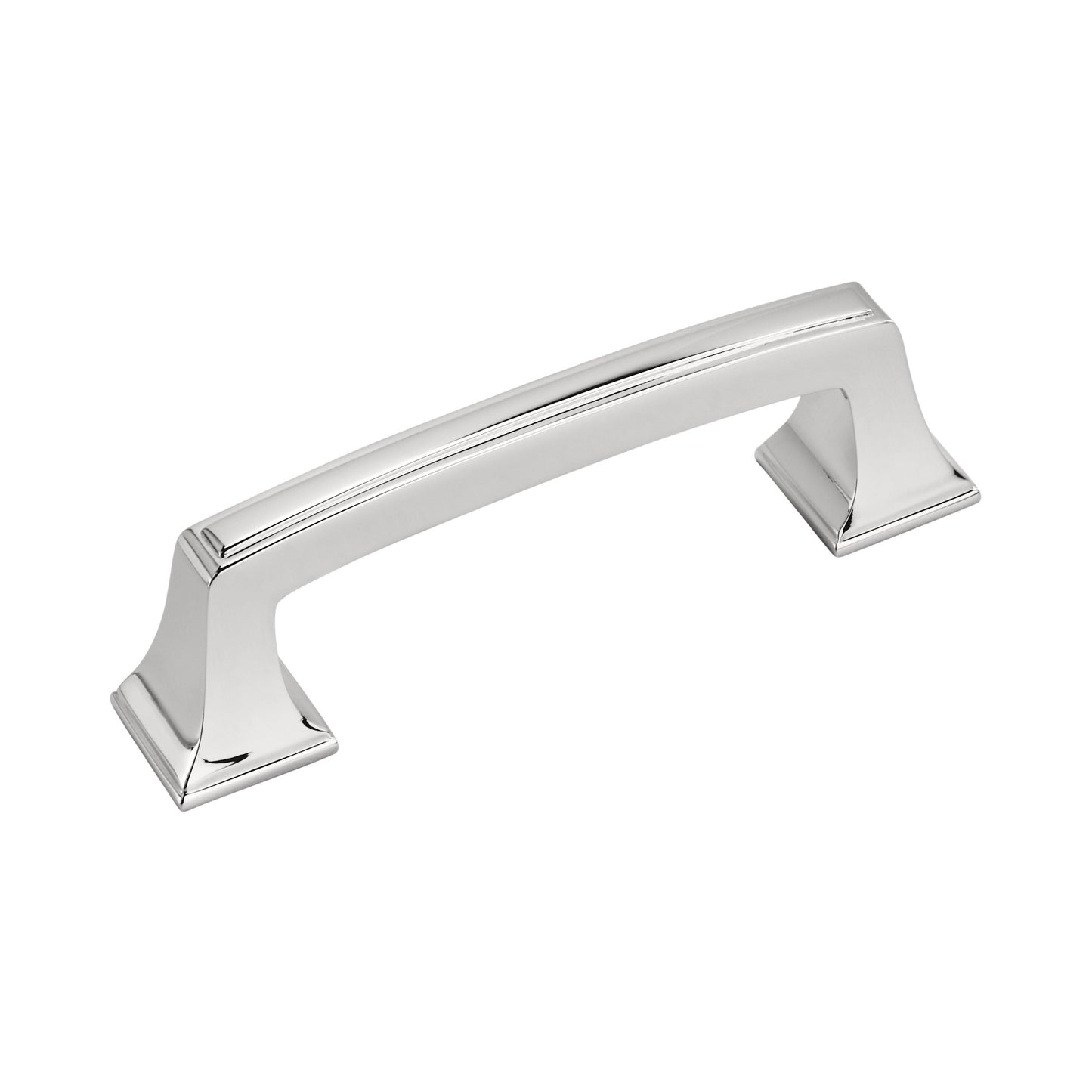 Amerock Mulholland Pull - 3 inch (76mm) CTC - Polished Chrome