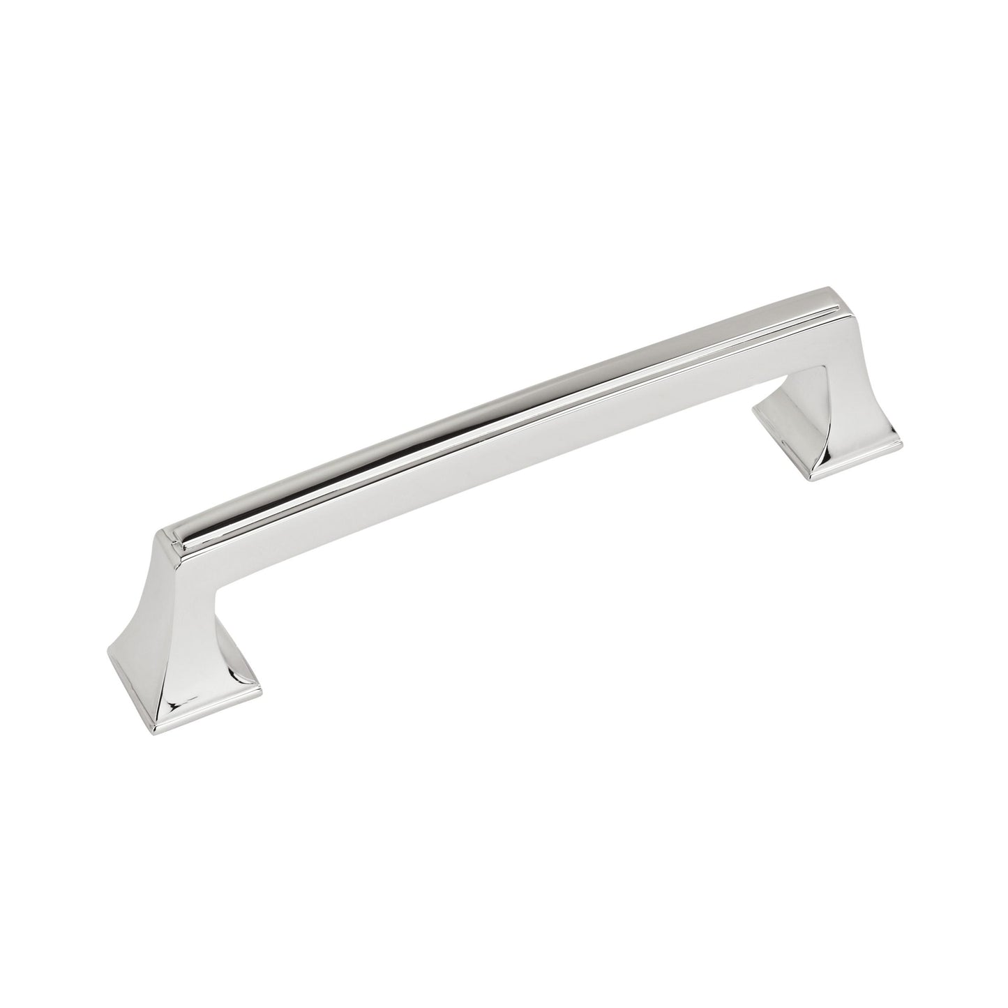 Amerock Mulholland Pull - 5-1/16 inch (128mm) CTC - Polished Chrome