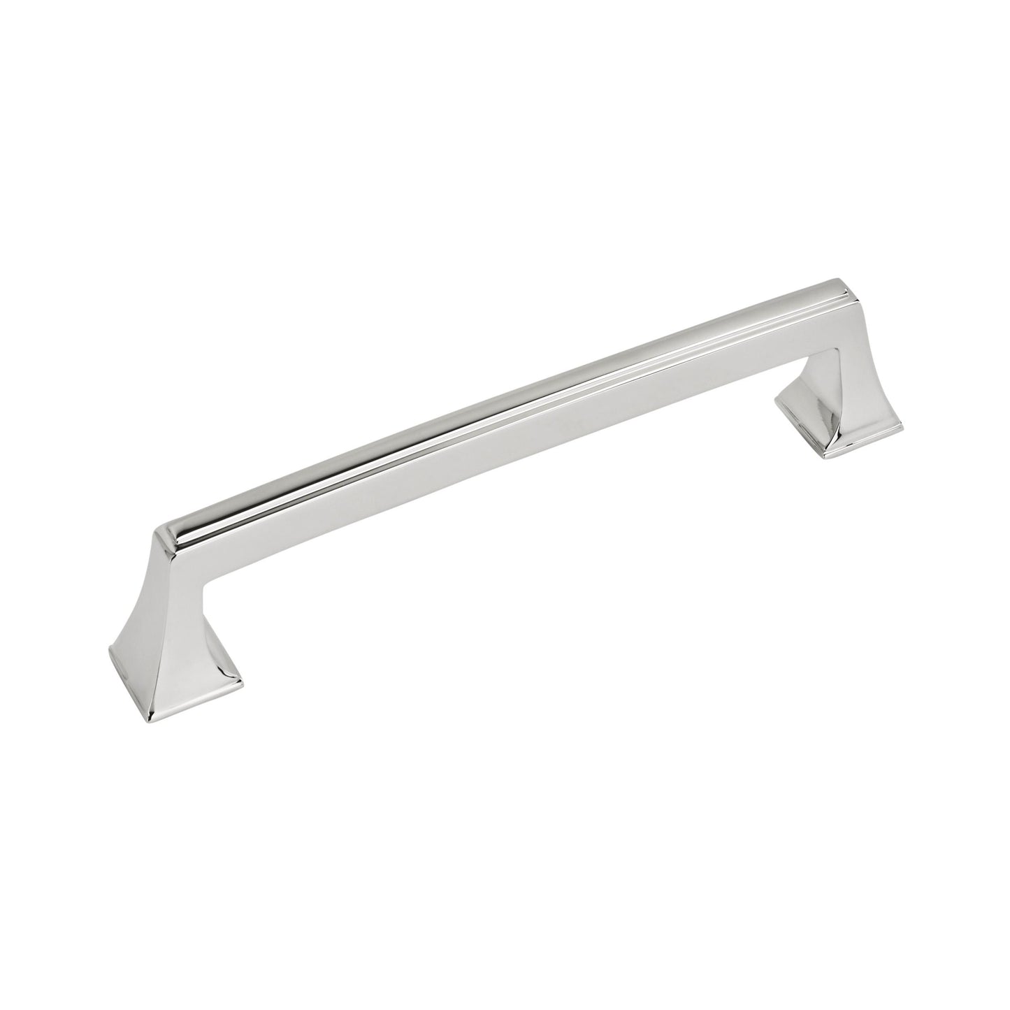 Amerock Mulholland Pull - 6-5/16 inch (160mm) CTC - Polished Chrome