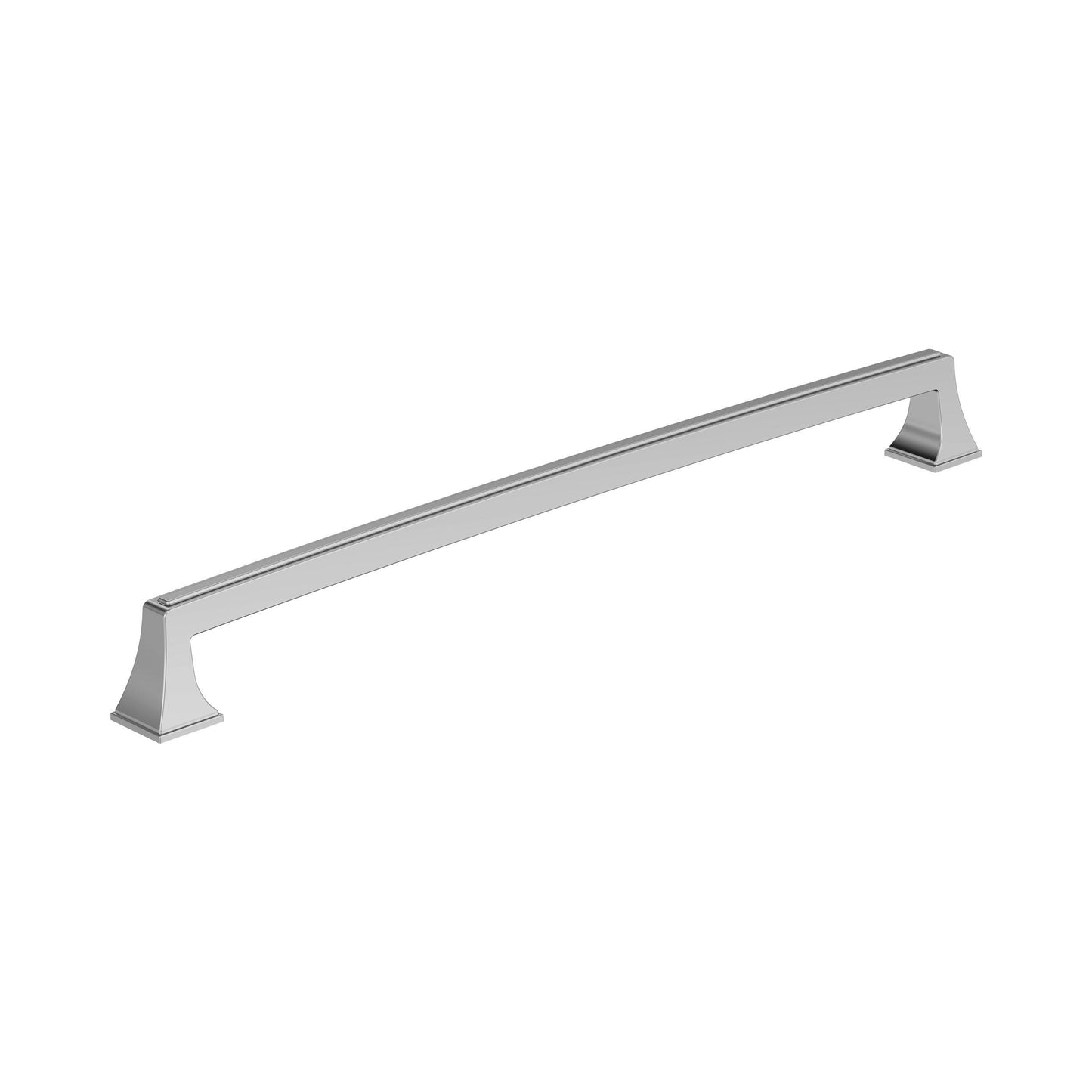 Amerock Mulholland Pull - 12-5/8 inch (320mm) CTC - Polished Chrome