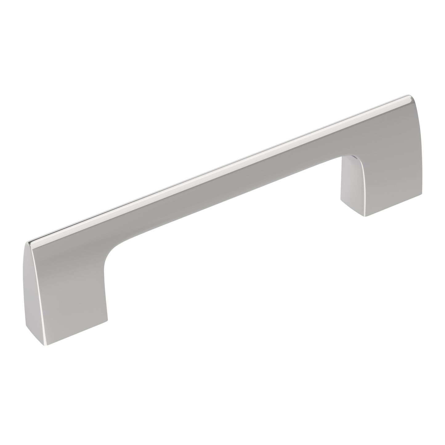 Amerock Riva Pull - 3-3/4 inch (96mm) CTC - Polished Chrome