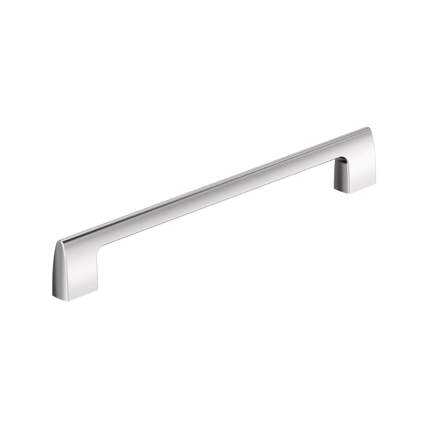 Amerock Riva Pull - 10-1/16 inch (256mm) CTC - Polished Chrome