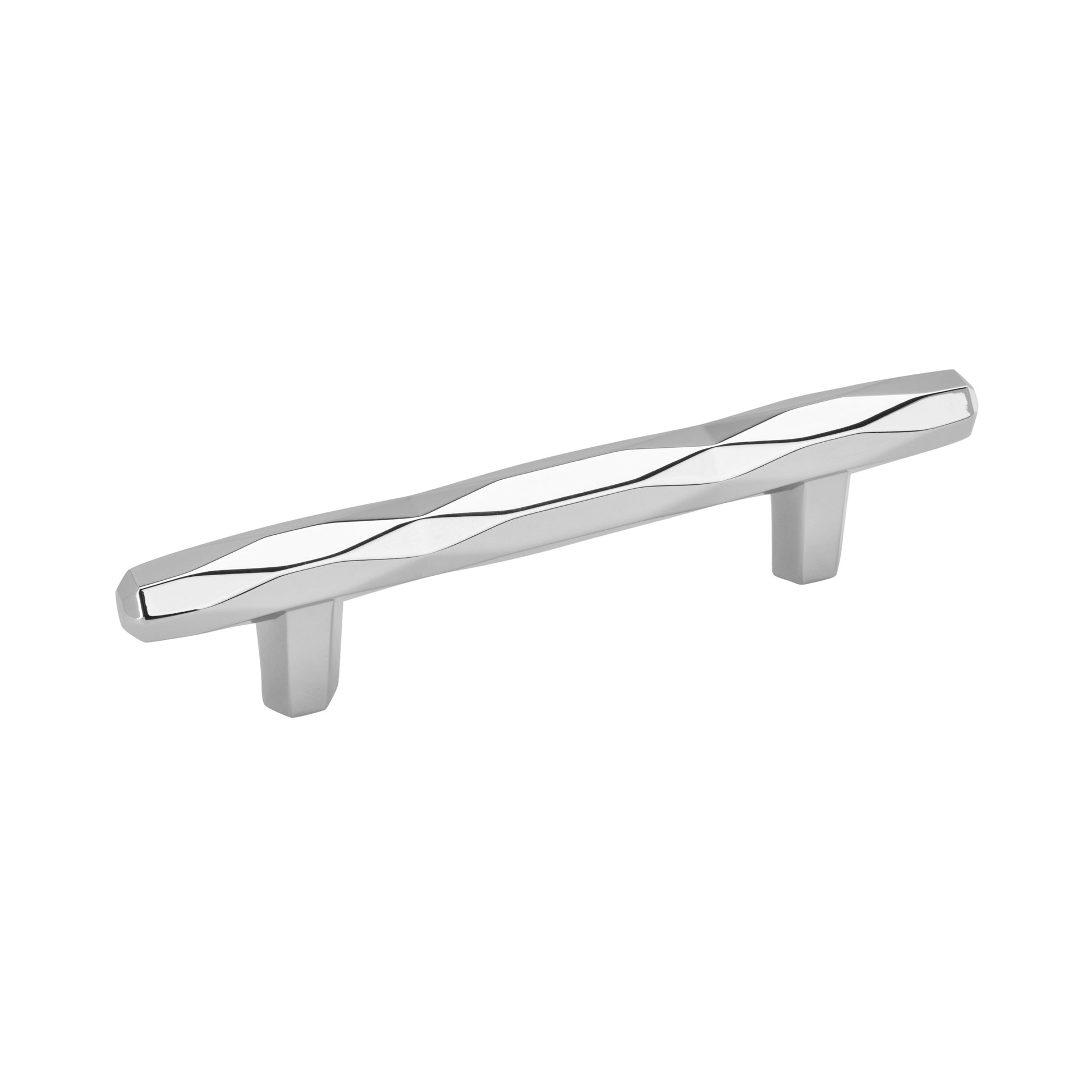 Amerock St. Vincent Pull - 3-3/4 inch (96mm) CTC - Polished Chrome