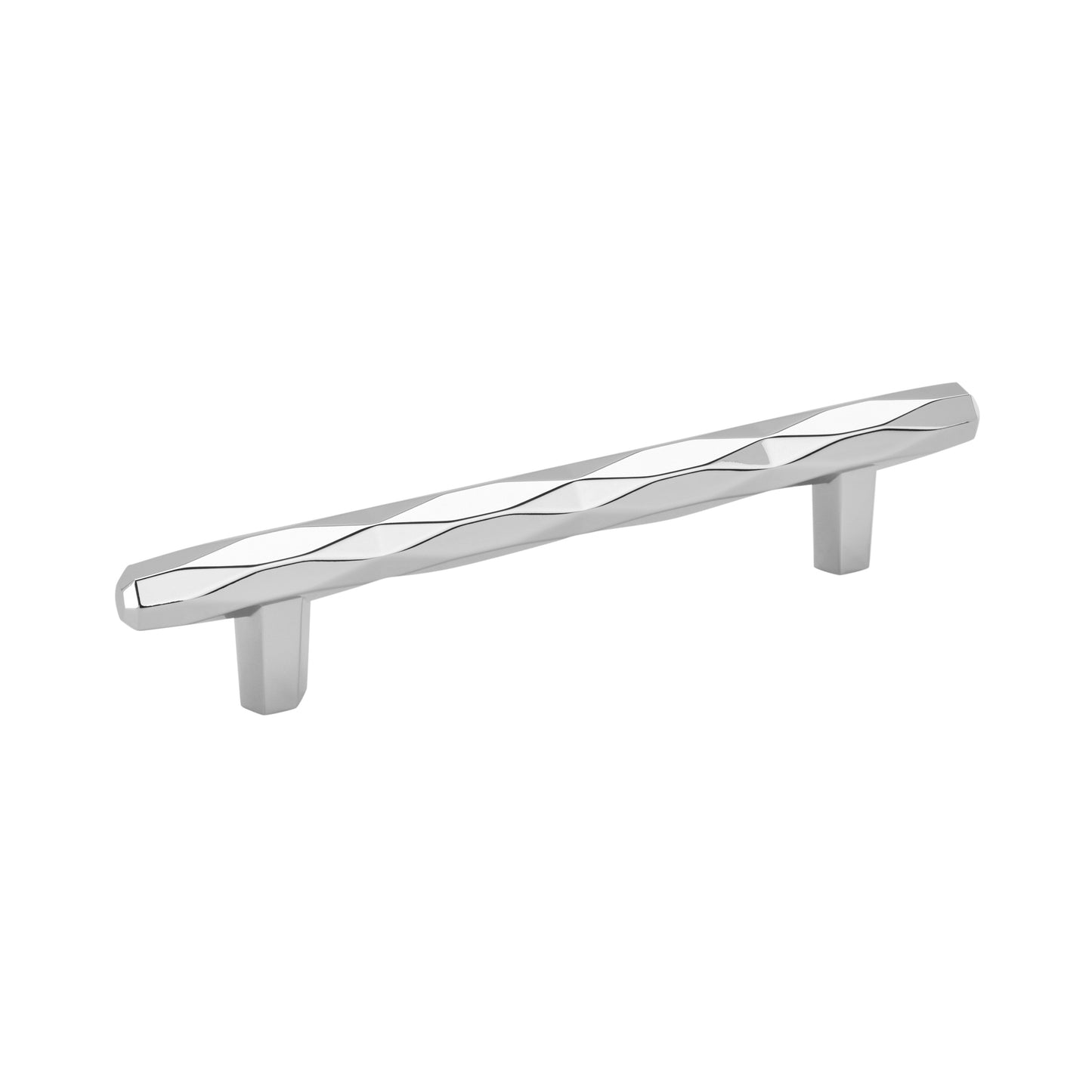 Amerock St. Vincent Pull - 5-1/16 inch (128mm) CTC - Polished Chrome