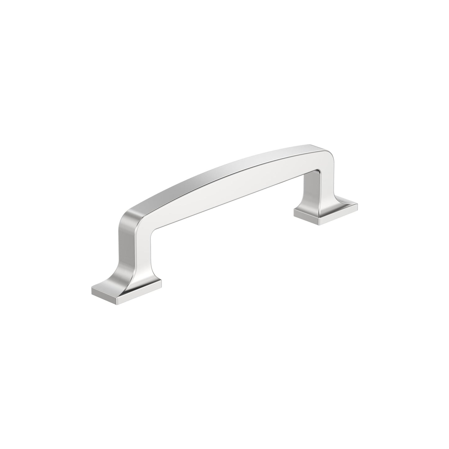 Amerock Westerly Pull - 3-3/4 inch (96mm) CTC - Polished Chrome