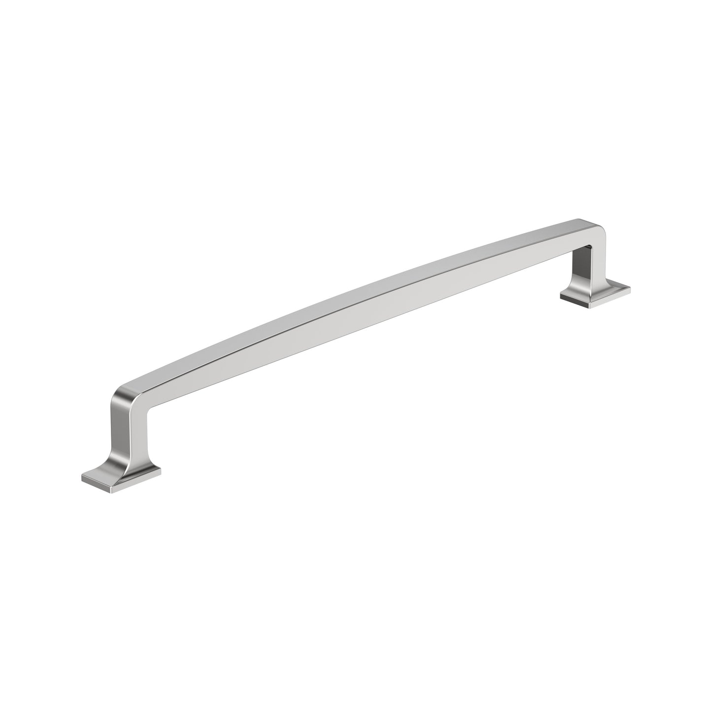 Amerock Westerly Pull - 10-1/16 inch (256mm) CTC - Polished Chrome