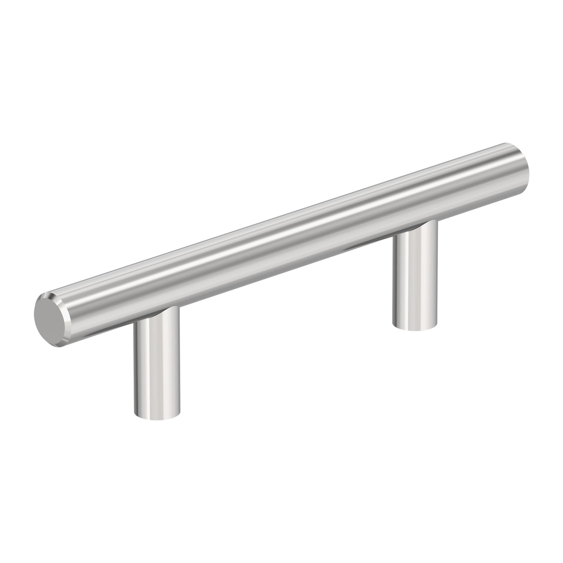 Amerock Bar Pulls Hollow Pull - 3 inch (76mm) CTC - Polished Chrome