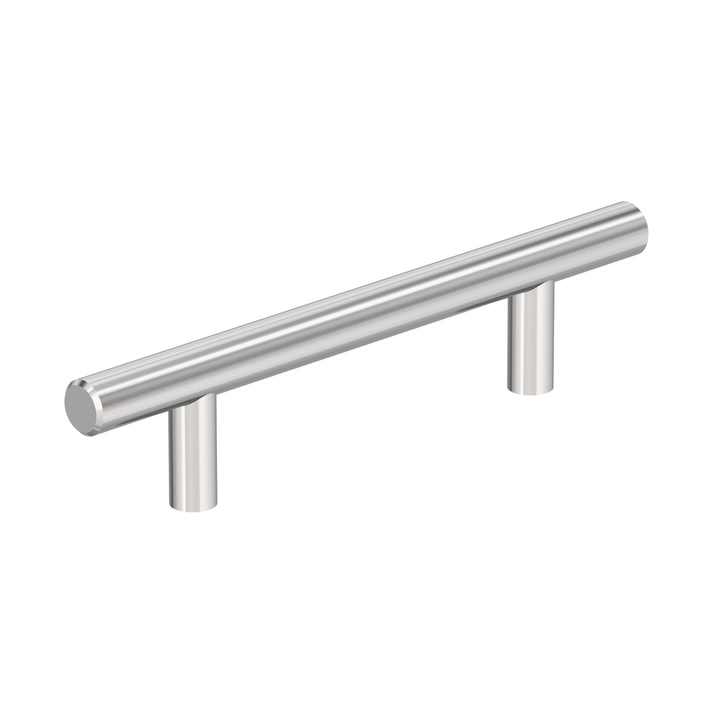 Amerock Bar Pulls Hollow Pull - 3-3/4 inch (96mm) CTC - Polished Chrome