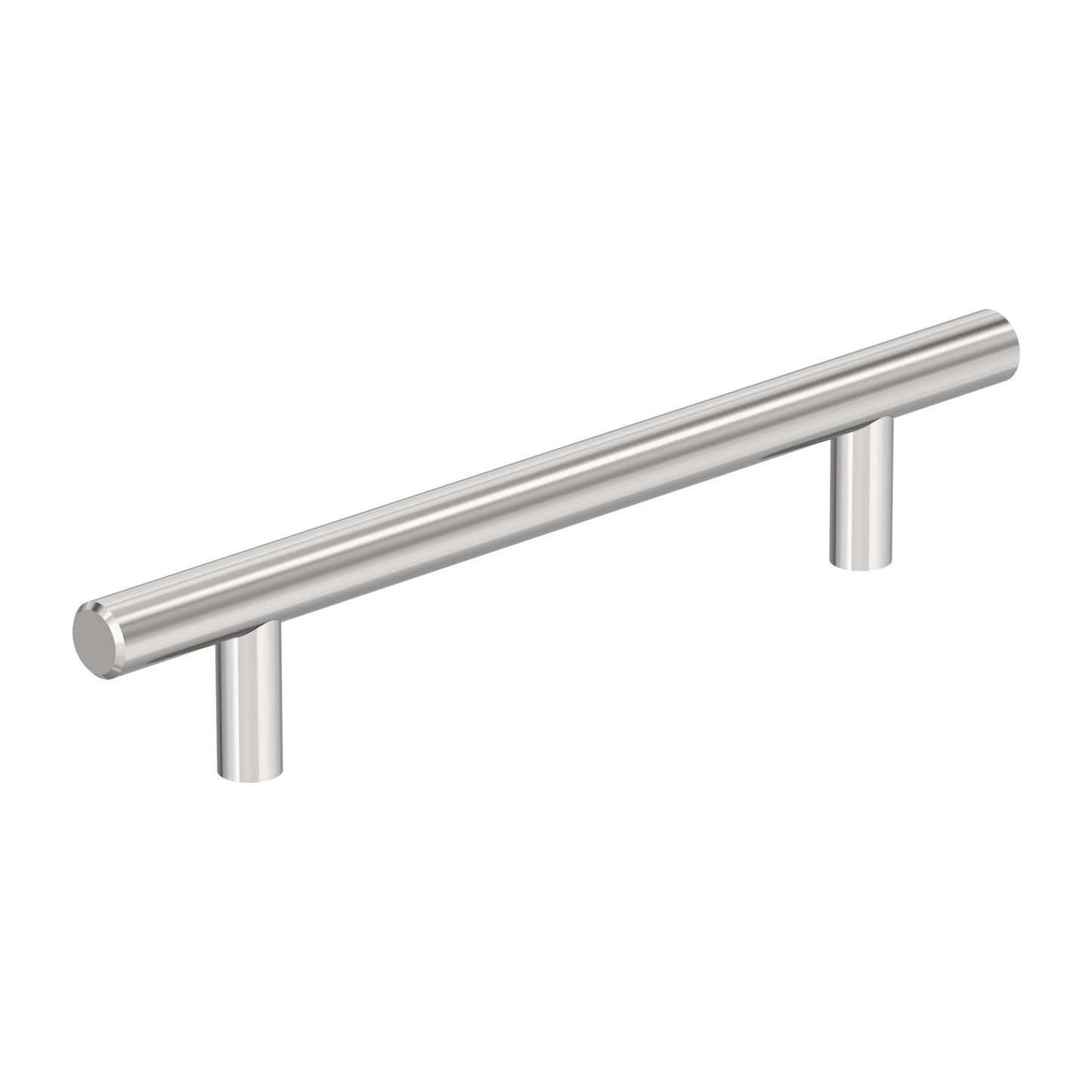 Amerock Bar Pulls Hollow Pull - 5-1/16 inch (128mm) CTC - Polished Chrome