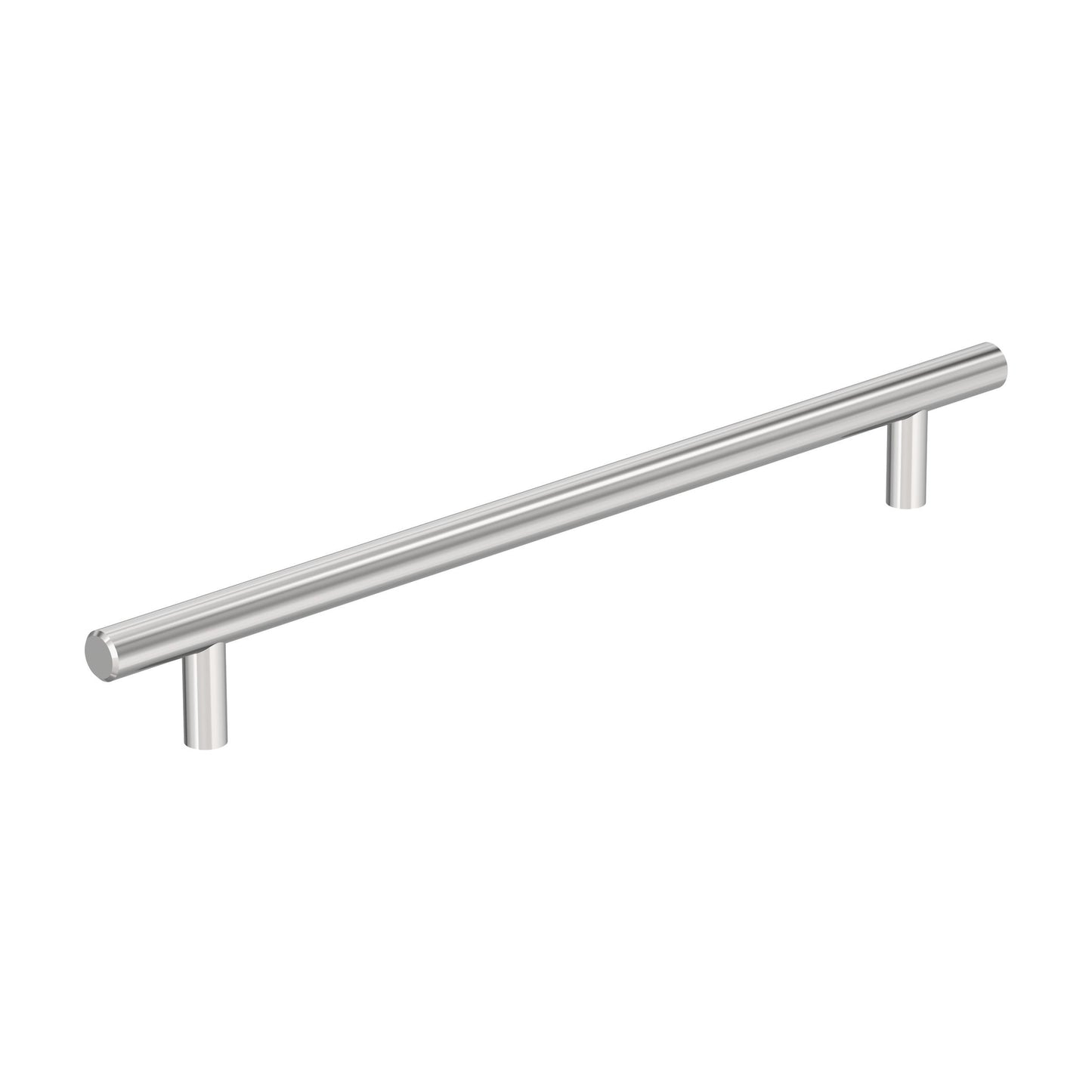 Amerock Bar Pulls Hollow Pull - 8-13/16 inch (224mm) CTC - Polished Chrome