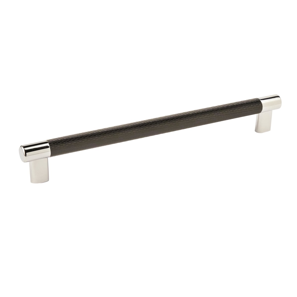 Amerock Esquire Cabinet Pull - Polished Nickel/Black Bronze