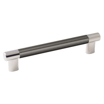 Amerock Esquire Cabinet Pull - Polished Nickel/Gunmetal