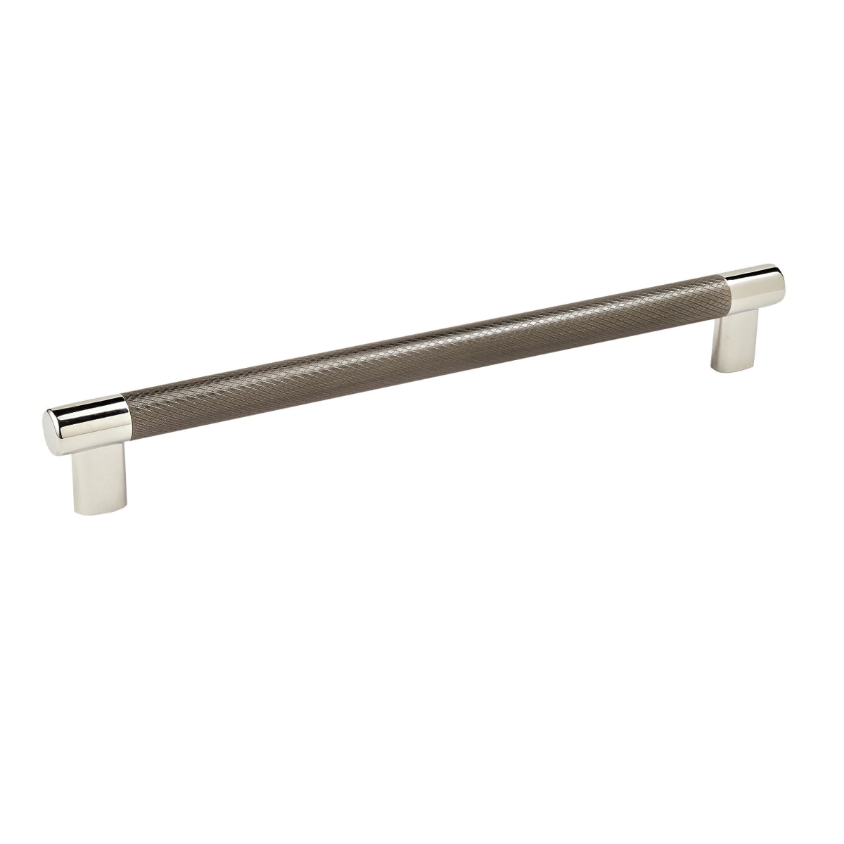 Amerock Esquire Cabinet Pull - Polished Nickel/Gunmetal