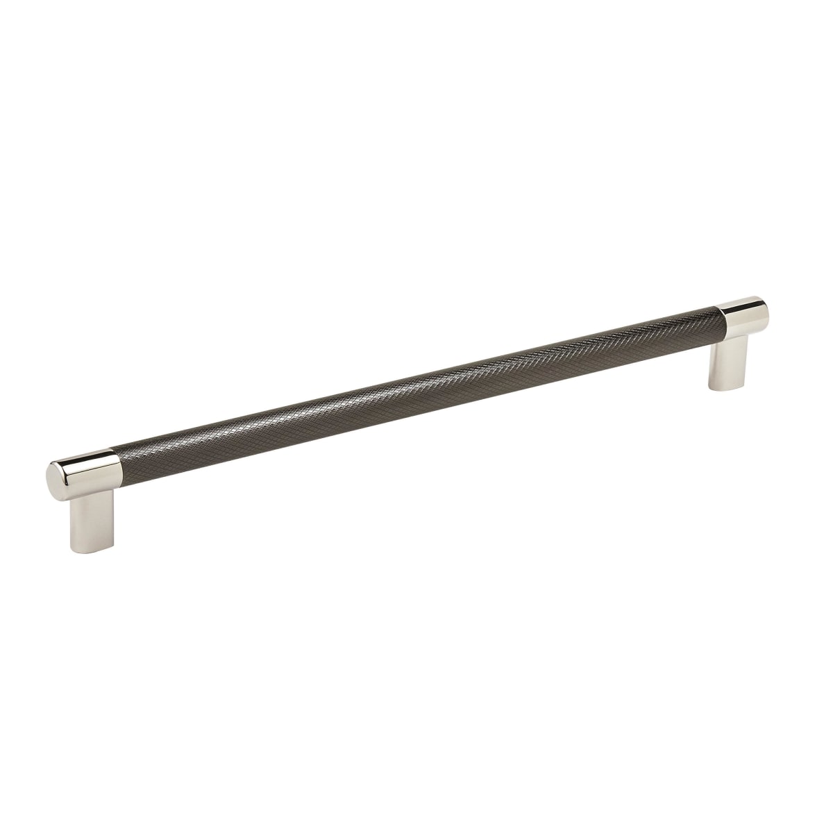 Amerock Esquire Cabinet Pull - Polished Nickel/Gunmetal