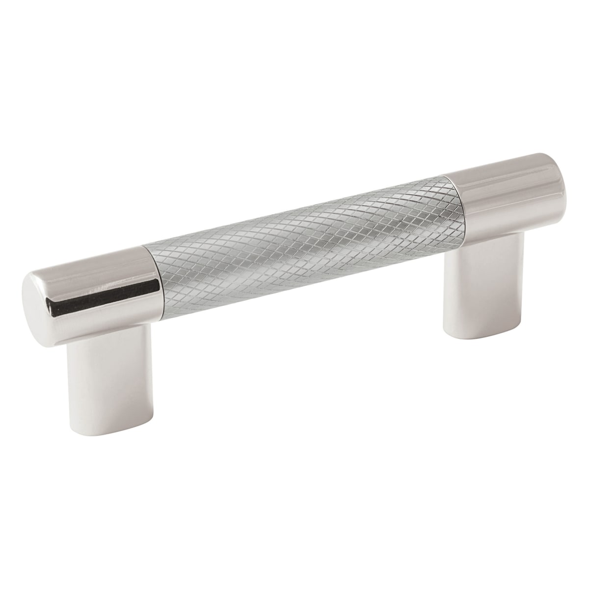 Amerock Esquire Cabinet Pull - Polished Nickel/Stainless Steel
