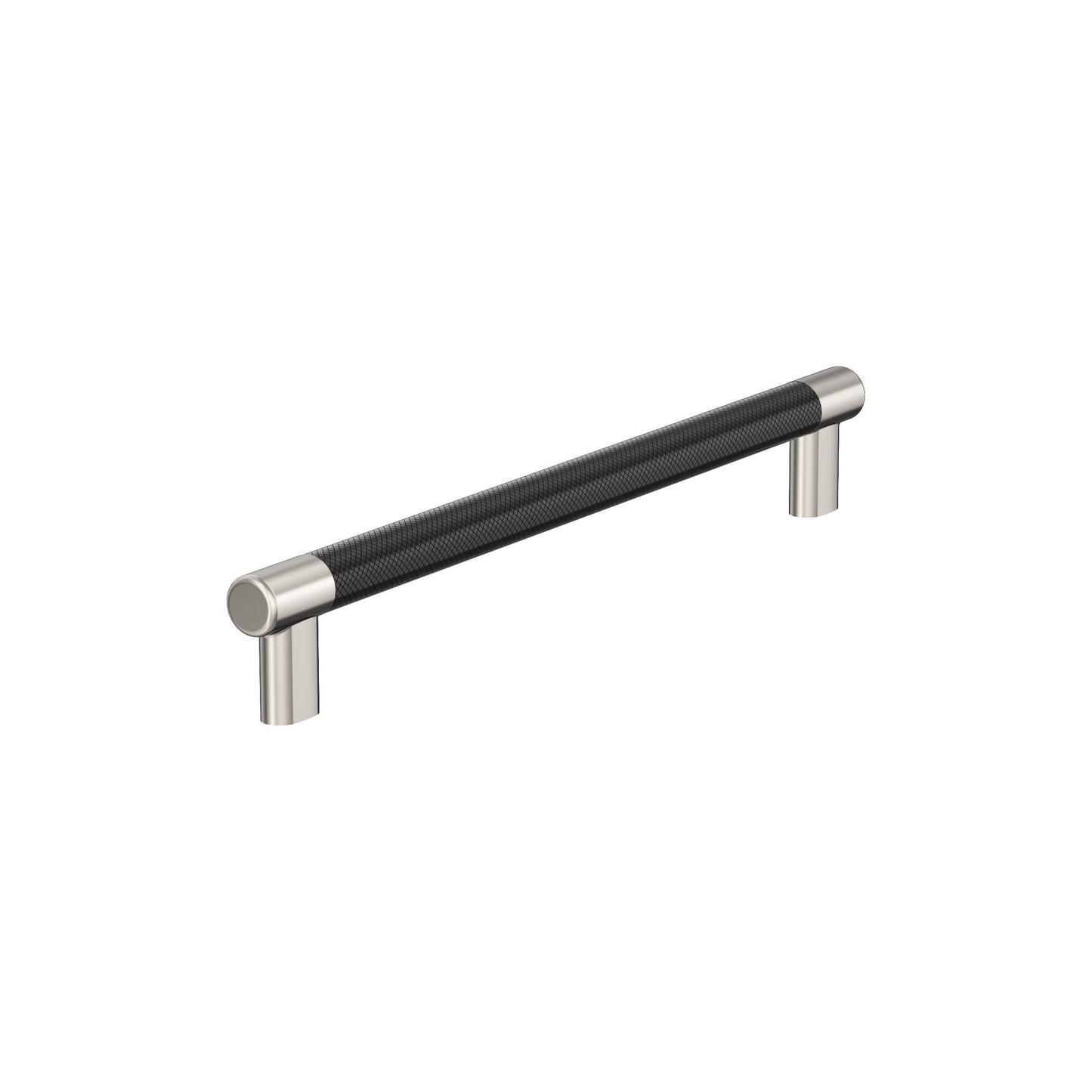 Amerock Esquire Appliance Pull - 12 inch (305mm) CTC - Polished Nickel/Black Bronze
