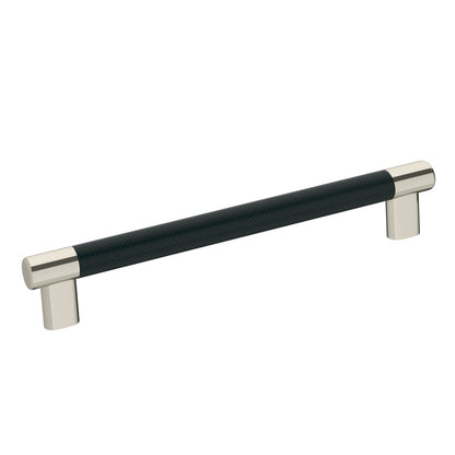 Amerock Esquire Cabinet Pull - Polished Nickel/Black Bronze
