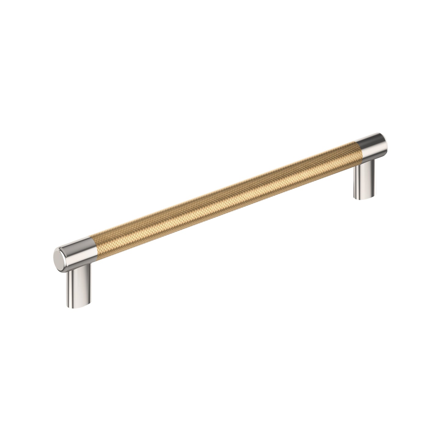 Amerock Esquire Appliance Pull - 12 inch (305mm) CTC - Polished Nickel/Champagne Bronze