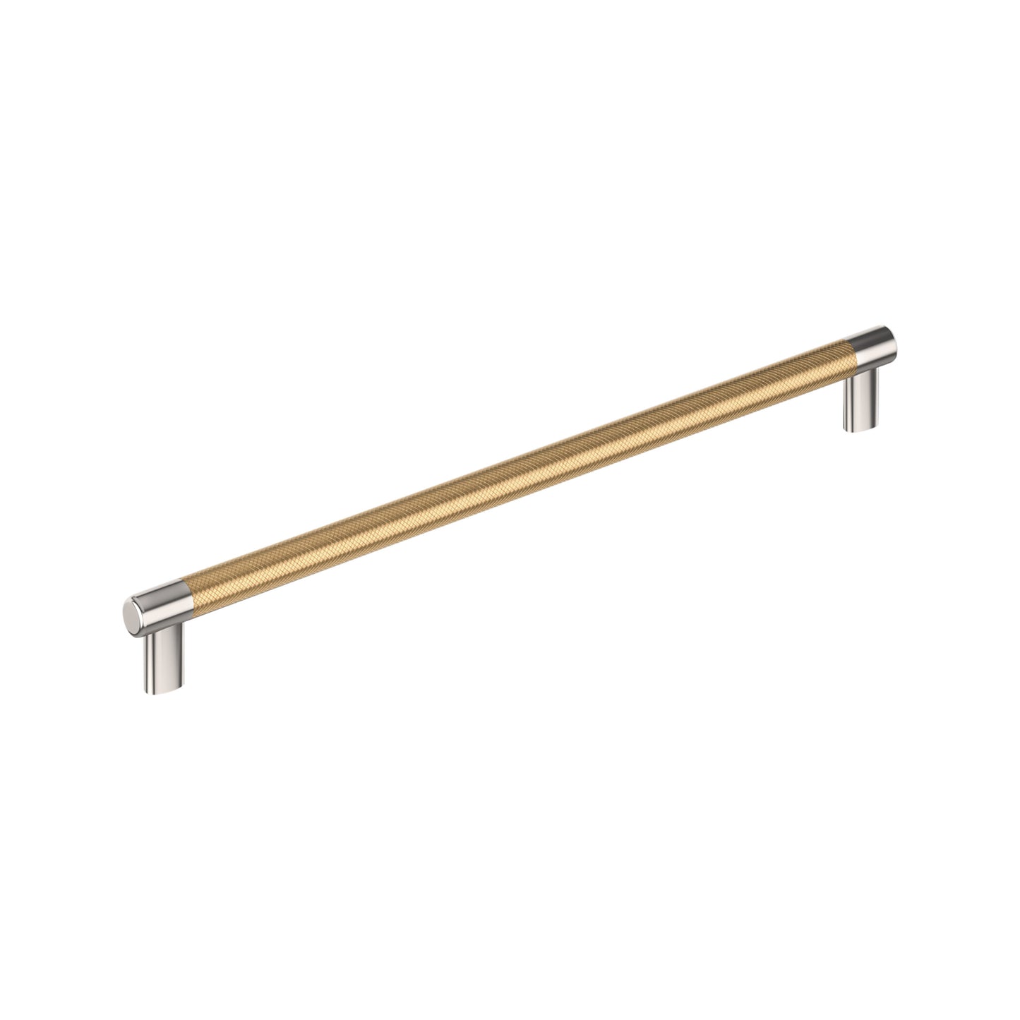 Amerock Esquire Appliance Pull - 18 inch (457mm) CTC - Polished Nickel/Champagne Bronze