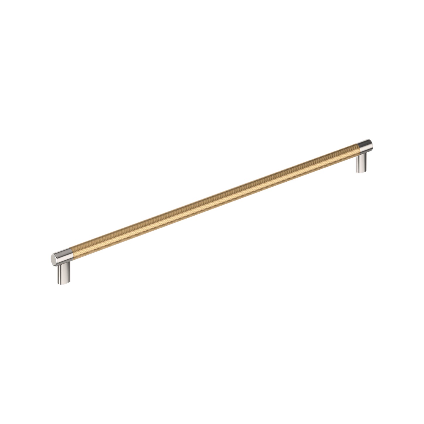 Amerock Esquire Appliance Pull - 24 inch (610mm) CTC - Polished Nickel/Champagne Bronze