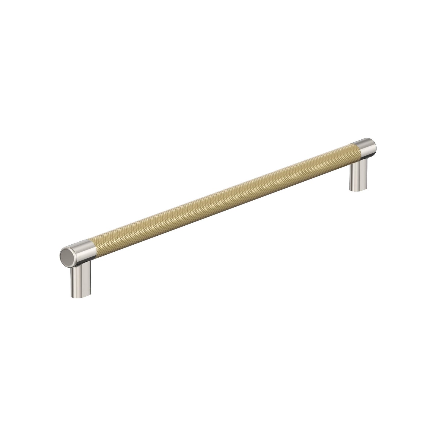Amerock Esquire Appliance Pull - 18 inch (457mm) CTC - Polished Nickel/Golden Champagne