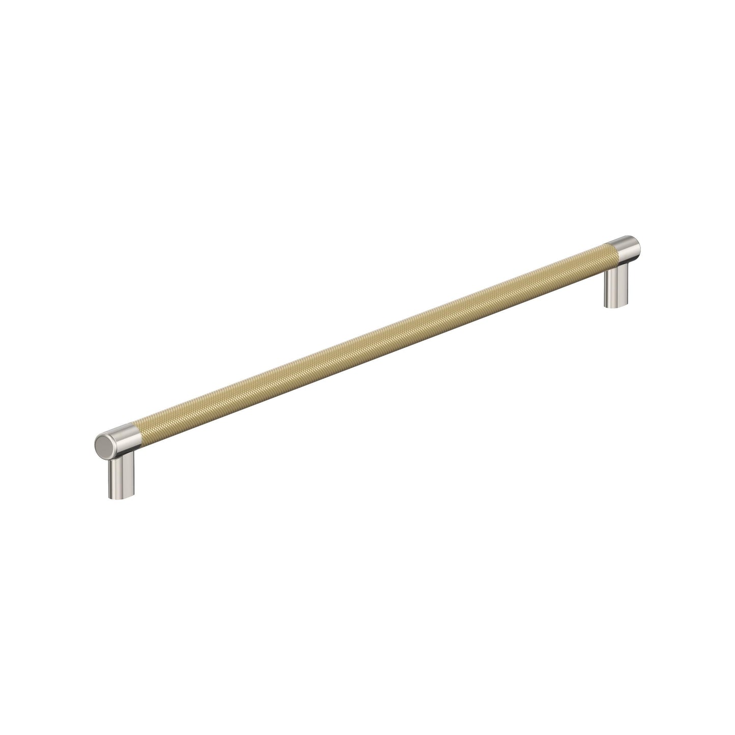 Amerock Esquire Appliance Pull - 24 inch (610mm) CTC - Polished Nickel/Golden Champagne