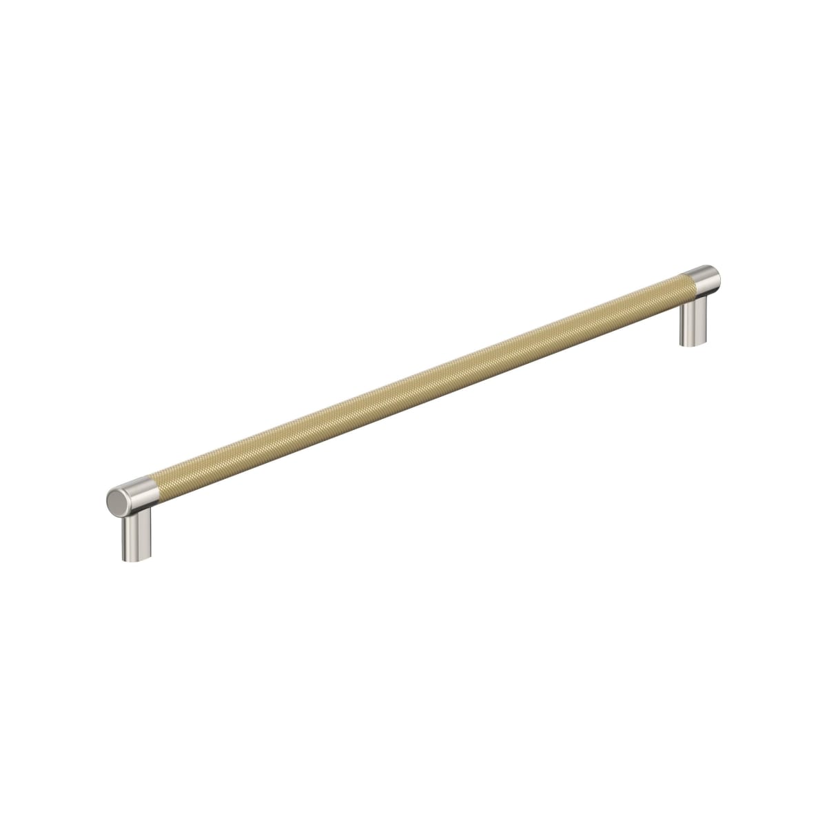 Amerock Esquire Cabinet Pull - Polished Nickel/Golden Champagne