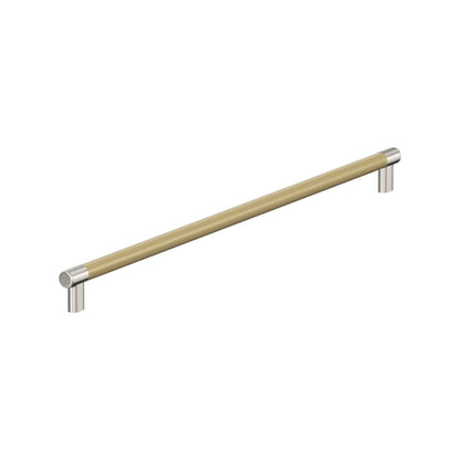 Amerock Esquire Cabinet Pull - Polished Nickel/Golden Champagne