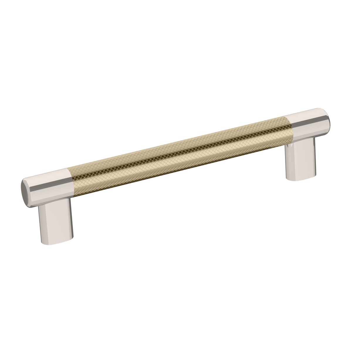 Amerock Esquire Cabinet Pull - Polished Nickel/Golden Champagne