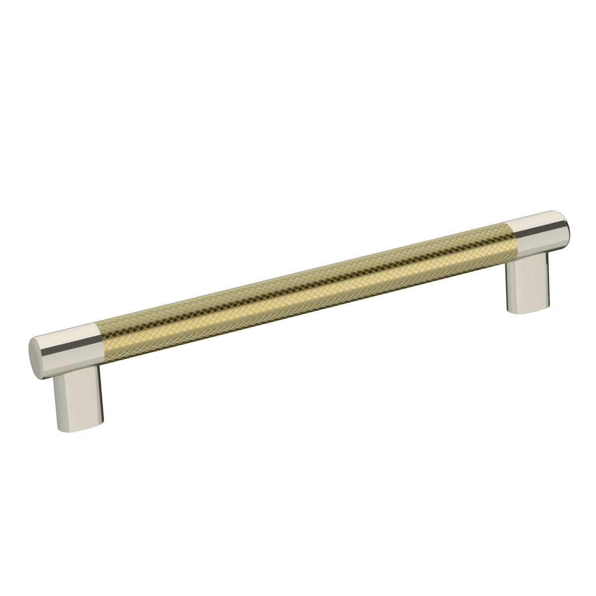 Amerock Esquire Cabinet Pull - Polished Nickel/Golden Champagne