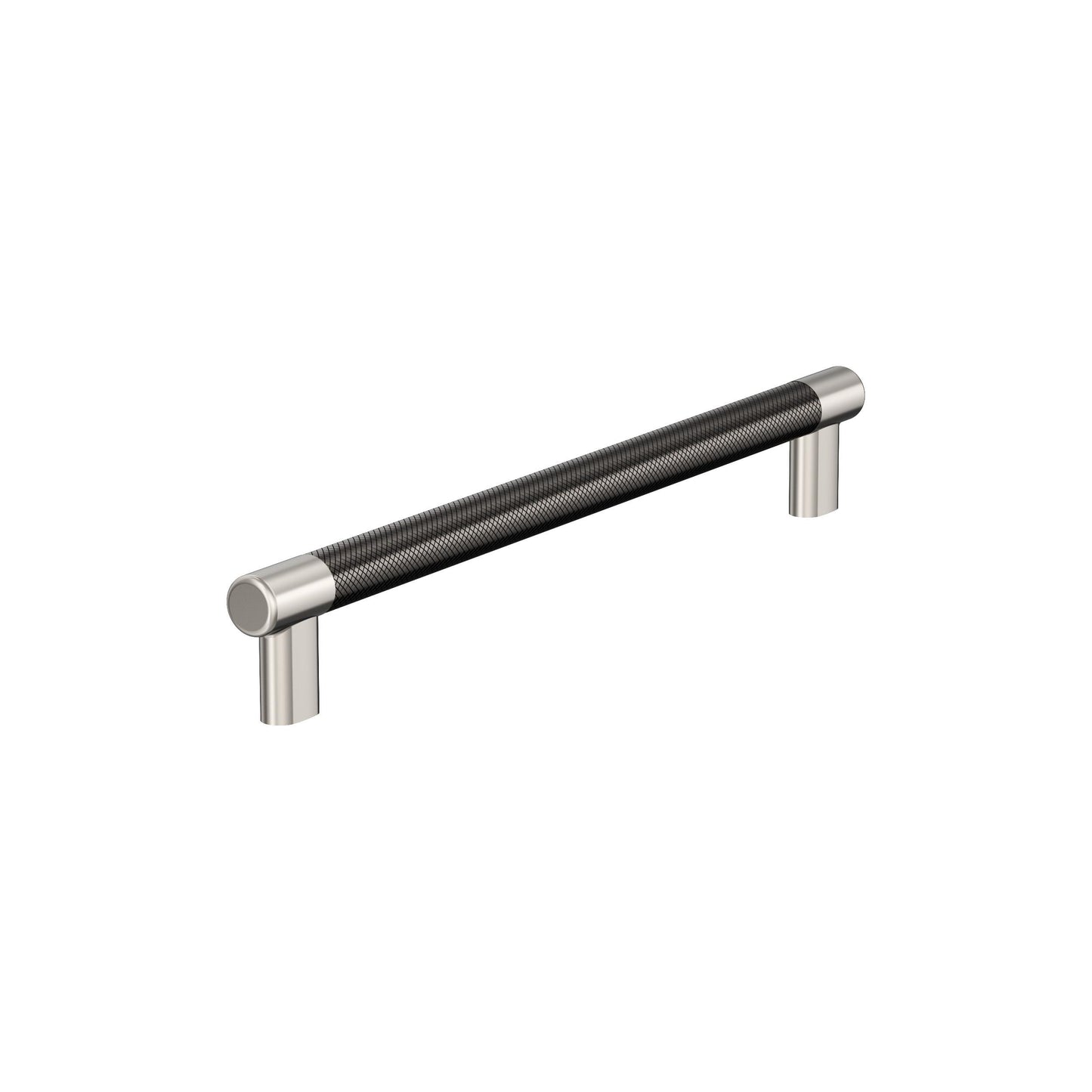 Amerock Esquire Appliance Pull - 12 inch (305mm) CTC - Polished Nickel/Gunmetal