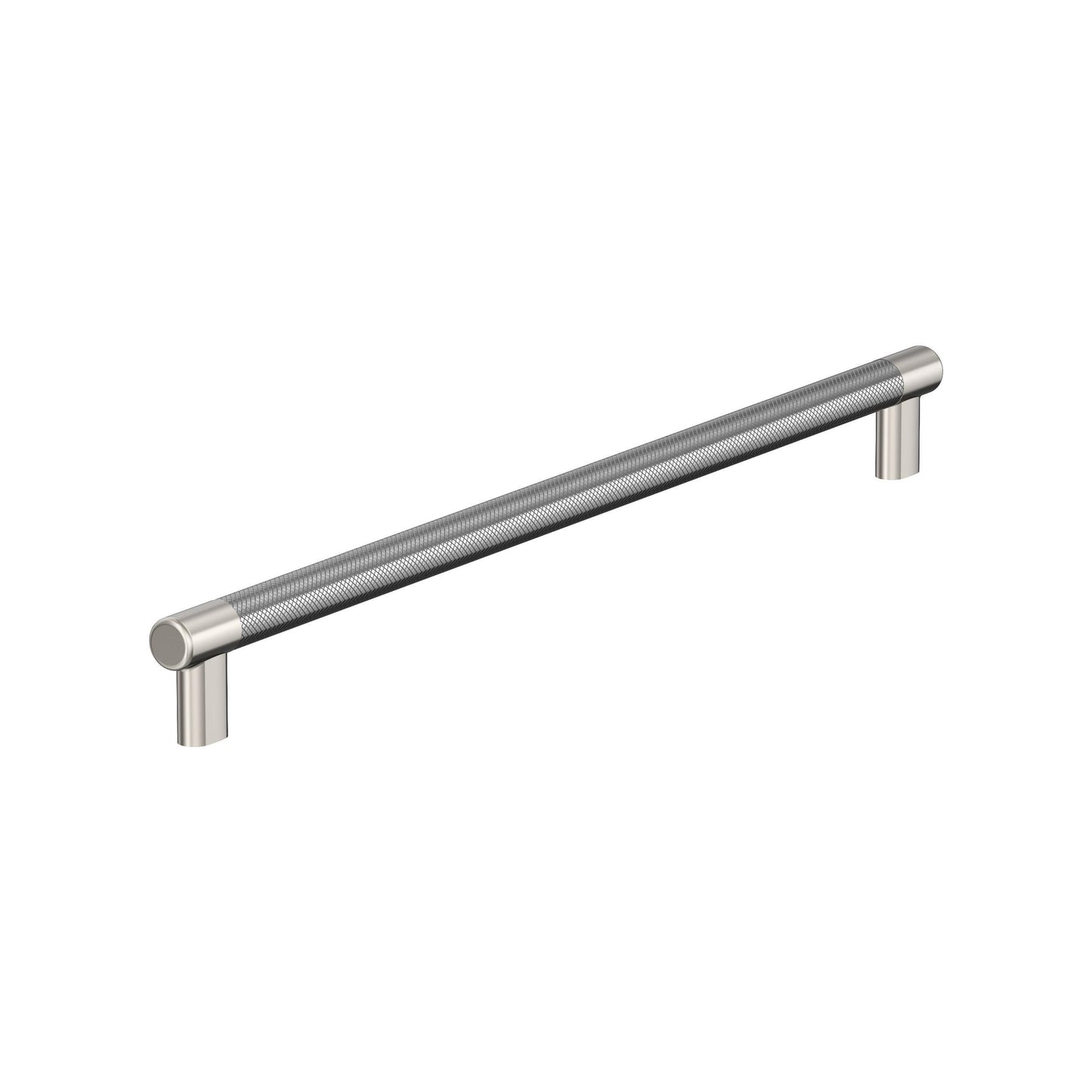 Amerock Esquire Appliance Pull - 18 inch (457mm) CTC - Polished Nickel/Stainless Steel