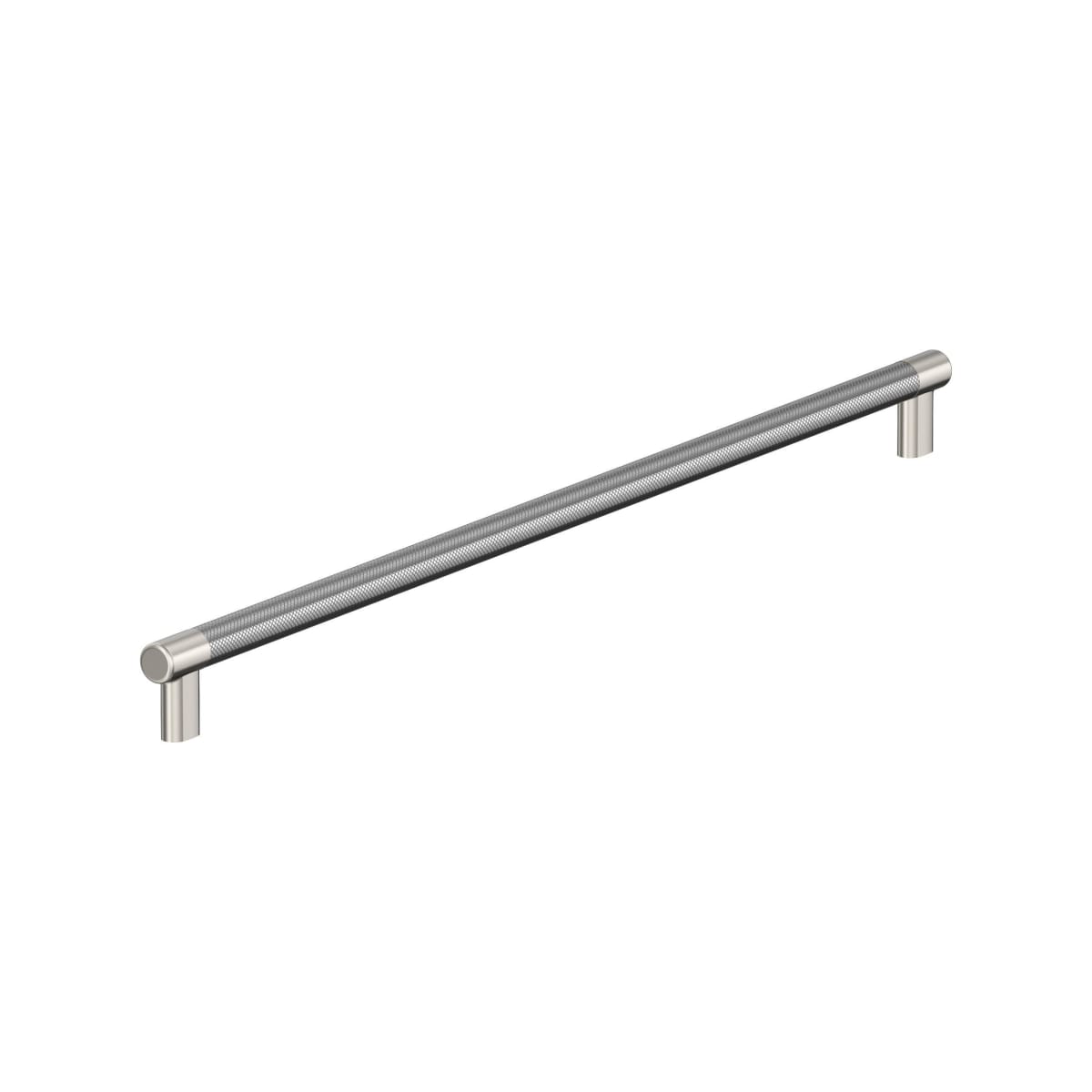 Amerock Esquire Cabinet Pull - Polished Nickel/Stainless Steel
