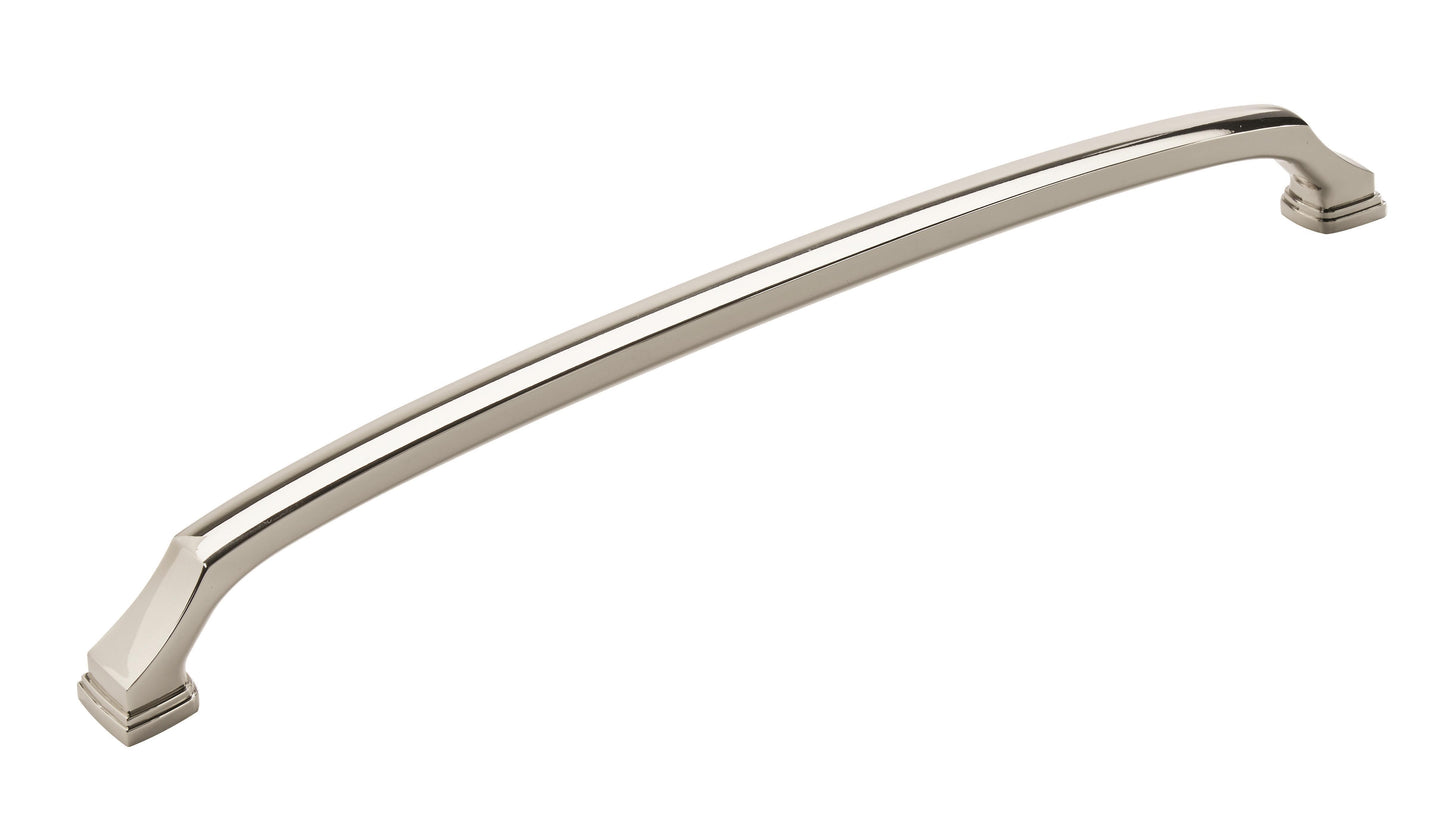 Amerock Revitalize Appliance Pull - 18 inch (457mm) CTC - Polished Nickel