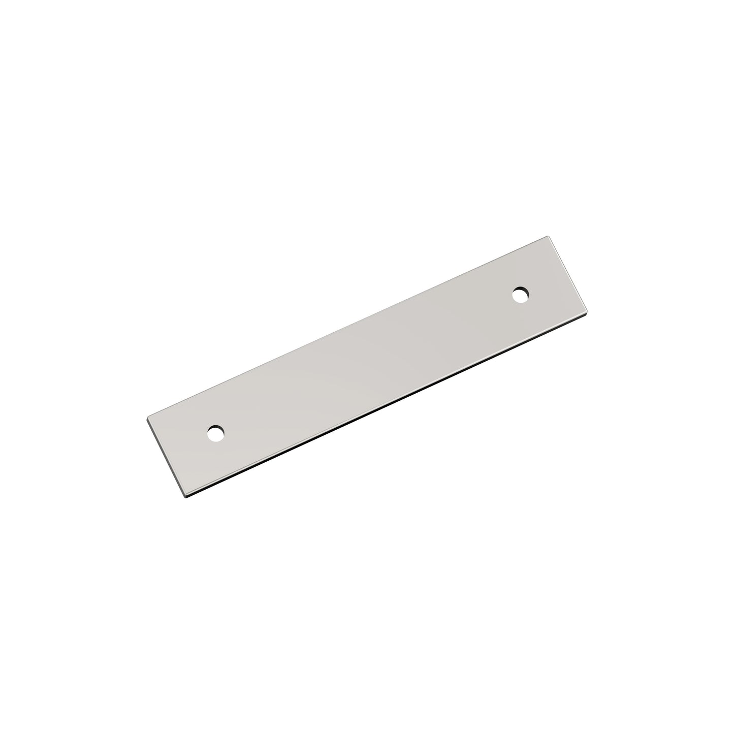 Amerock Ladera Backplate - 3-3/4 inch (96mm) CTC - Polished Nickel