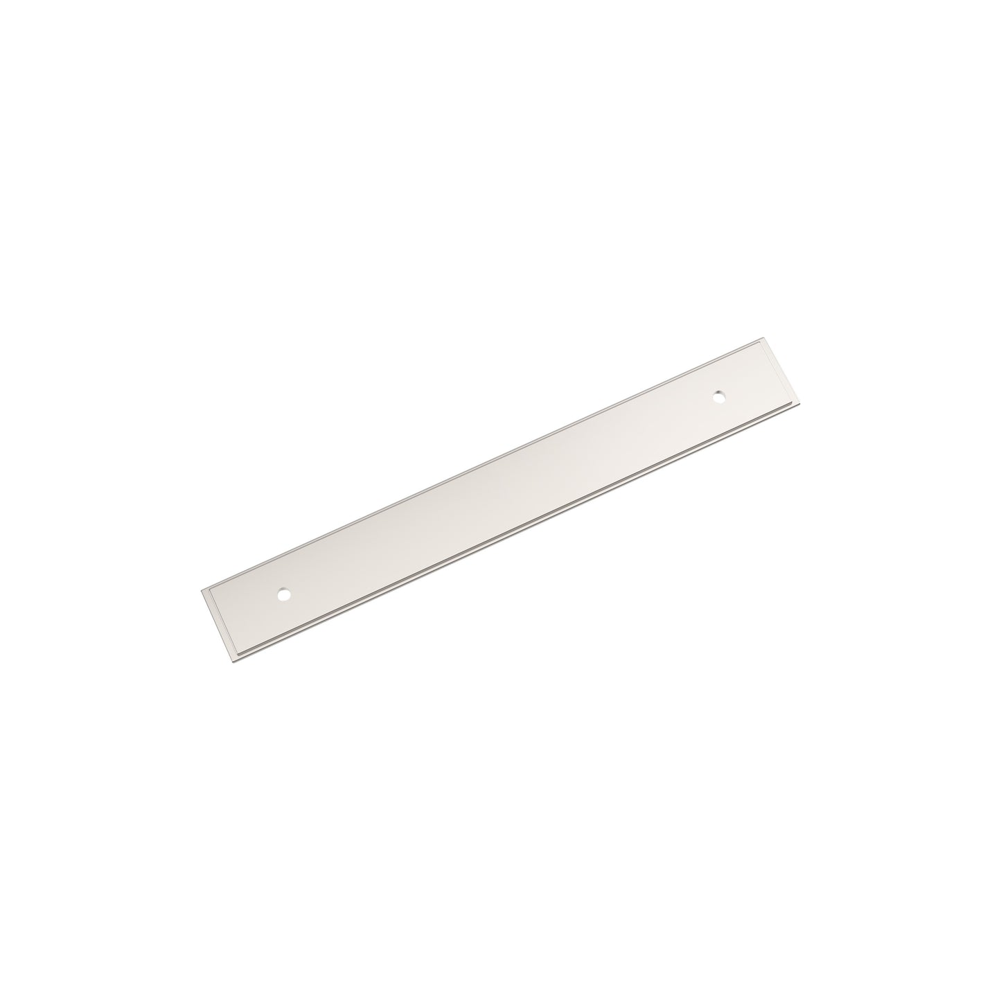 Amerock Maymont Backplate - 6-5/16 inch (160mm) CTC - Polished Nickel