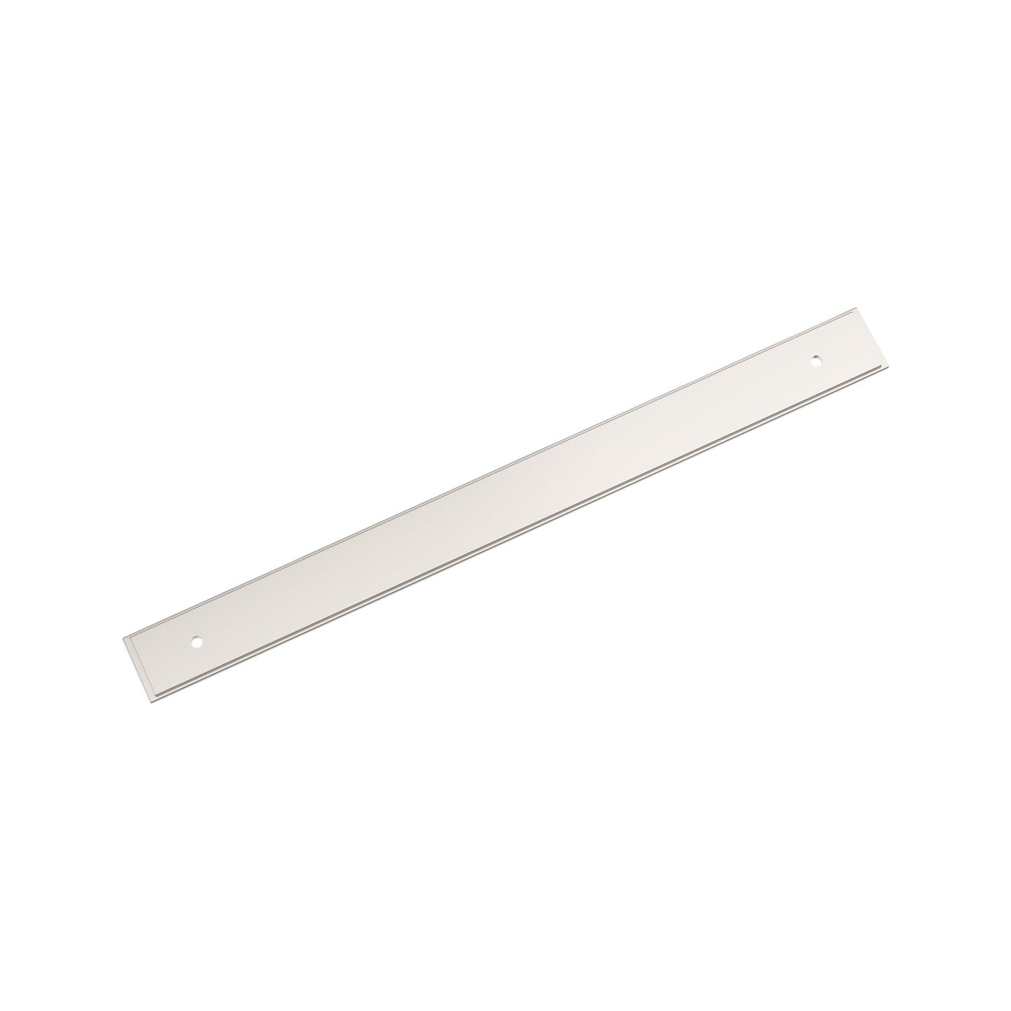 Amerock Maymont Backplate - 10-1/16 inch (256mm) CTC - Polished Nickel