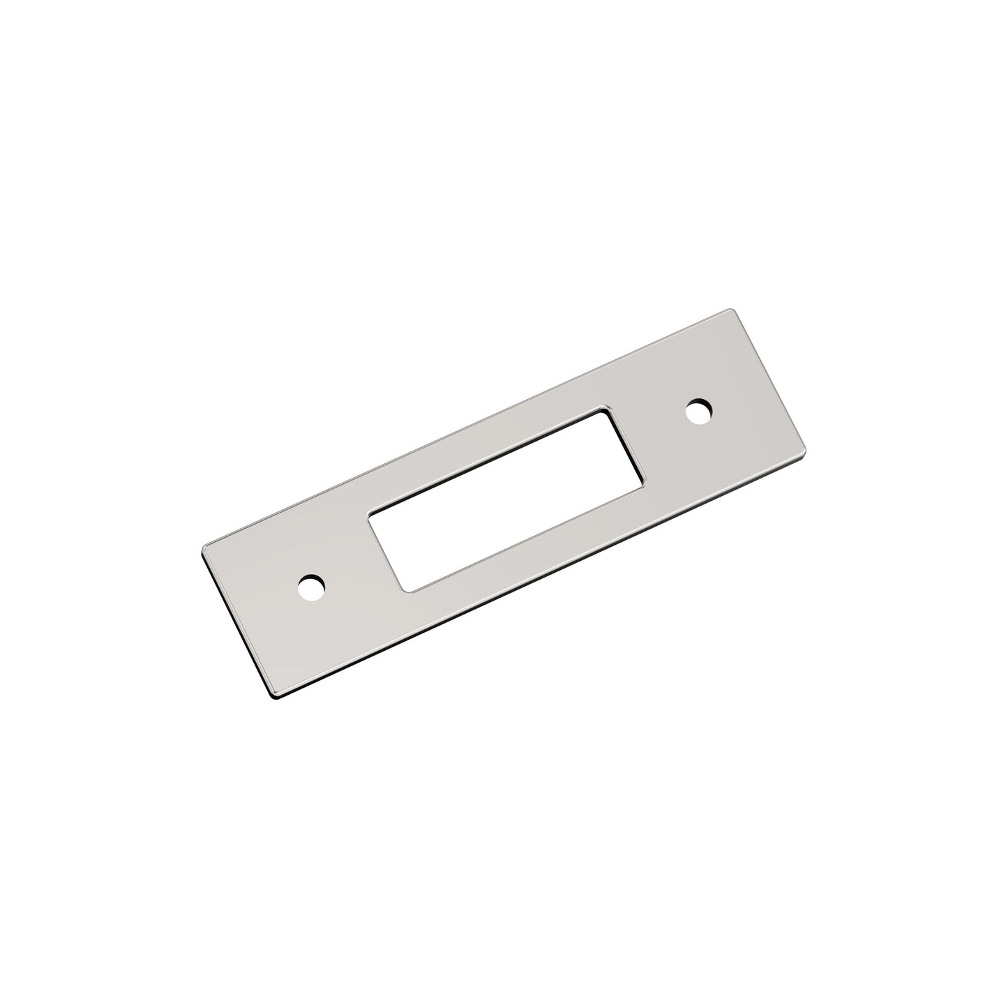 Amerock Medora Backplate - 3 inch (76mm) CTC - Polished Nickel