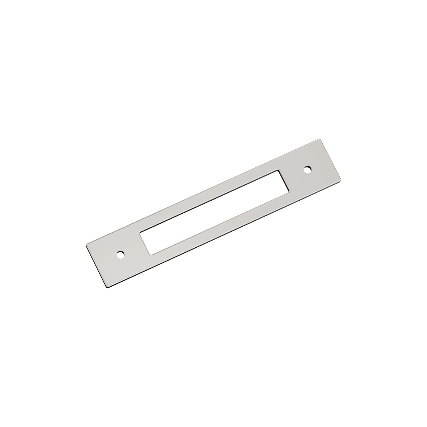 Amerock Medora Backplate - 5-1/16 inch (128mm) CTC - Polished Nickel