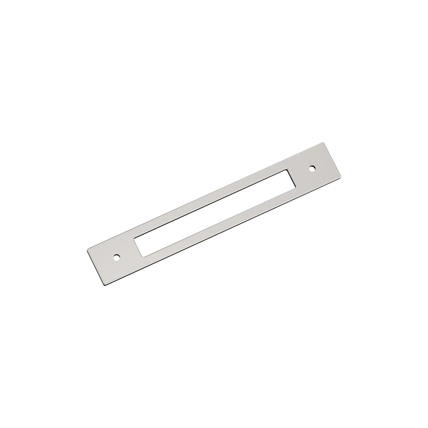 Amerock Medora Backplate - 6-5/16 inch (160mm) CTC - Polished Nickel