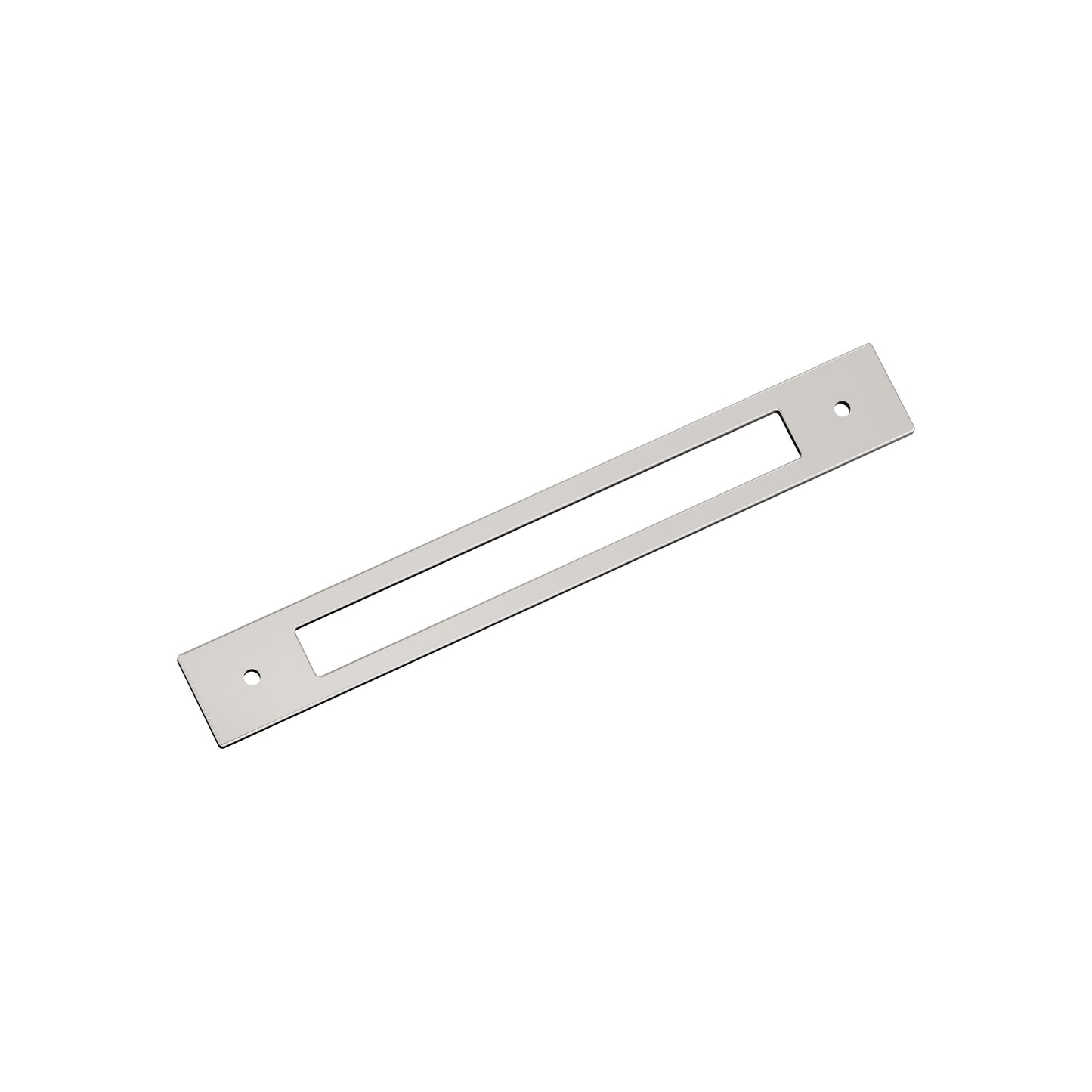 Amerock Medora Backplate - 7-9/16 inch (192mm) CTC - Polished Nickel