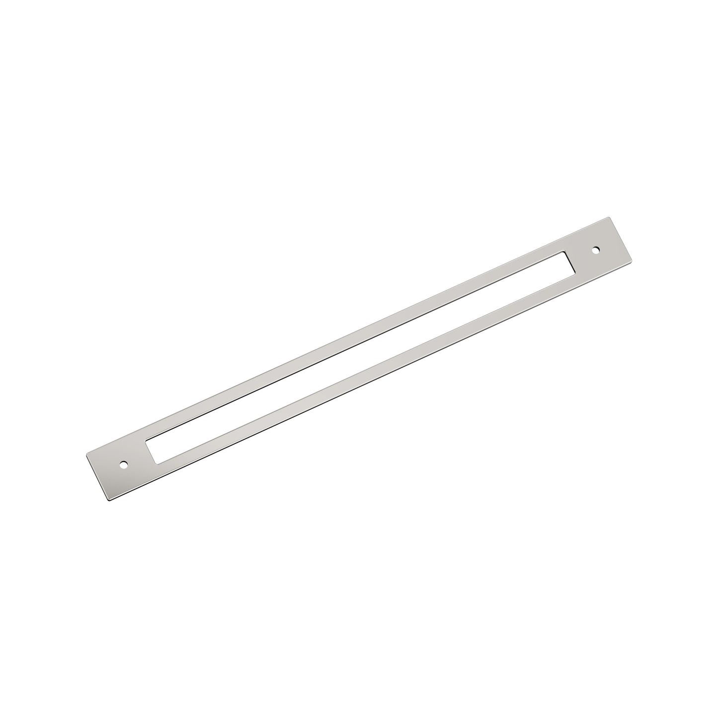 Amerock Medora Backplate - 12-5/8 inch (320mm) CTC - Polished Nickel